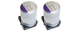 100SXV15M Panasonic 15μF Surface Mount Polymer Capacitor, 100V dc