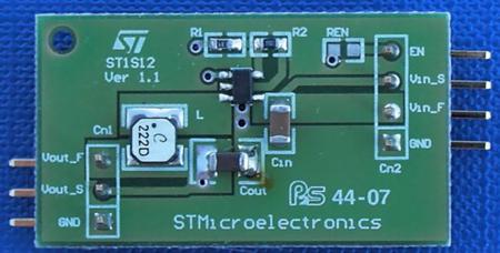 STEVAL-ISA055V2 STMicroelectronics Demonstration Board Power Management for ST1S12 for Powering Low-Voltage Digital Cores in HDD