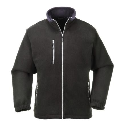 F401BKRXS Portwest F401 Black 100% Polyester Fleece Jacket XS
