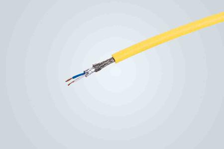 09456002014 HARTINGT1 Industrial TW1STER, 10m Cat5, Yellow, S/FTP Shielded, Unterminated Polyurethane Sheath