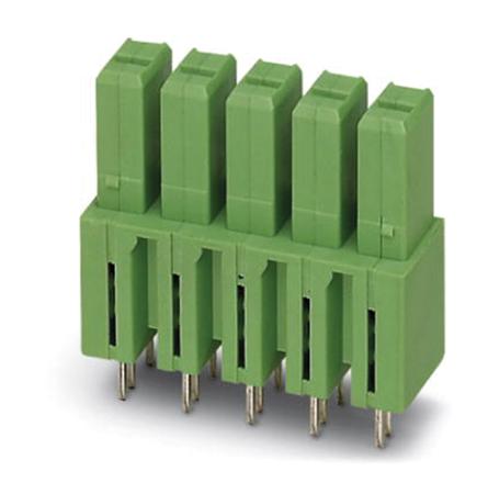 1708886 Phoenix Contact, 7.62mm Pitch, IPCV 5/ 8-G-7.62, 8 Way, , Pluggable Terminal Block, Inverted Header, Through Hole,