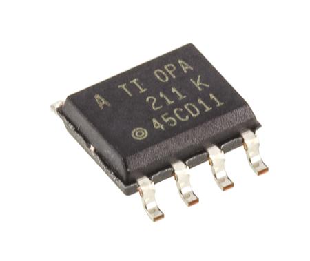 OPA211AID  Texas Instruments, Operational Amplifier, 80 MHz, 8-Pin 18 V SOIC