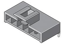 105313-1102 Molex Nano-Fit 105313, 2.5mm Pitch, 2 Way, 1 Row, Right Angle PCB Header, Through Hole