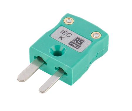 455-9764 RS PRO Miniature Thermocouple Connector for Use with Type K Thermocouple, 4mm Probe, IEC, RoHS Compliant Standard