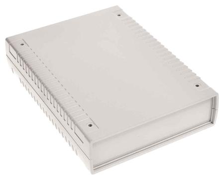 200-6717 RS PRO Light Grey Polycarbonate Enclosure, IP53, 185.5 x 136 x 40mm