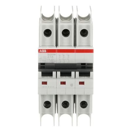 2CDS273337R0338 ABB SU200 M MCB, 3P, 4A, Type Z, 400V AC, 15 kA Breaking Capacity