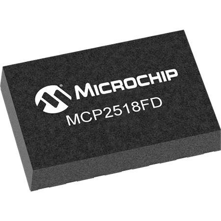 MCP2518FDT-E/QBB Microchip , CAN Controller 8Mbit/s CAN 2.0B, CAN FD, 14-Pin VDFN14
