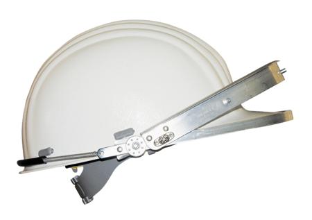 E9100-000 EDC PROTECTION Aluminium White Helmet Mount, E9100 Series