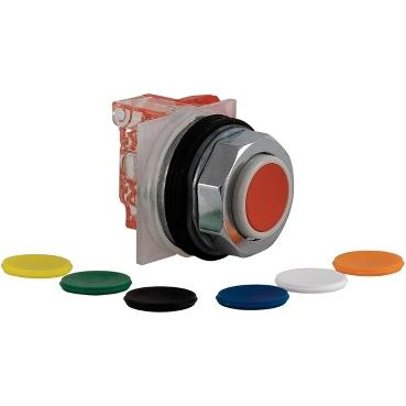 9001KR3UH5 Schneider Electric Harmony 9001K Series Push Button, Panel Mount, 30mm Cutout, SPST, IP66