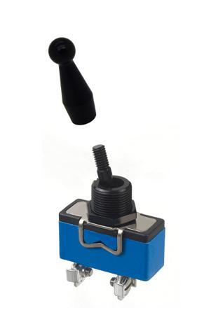 631H-GX2330 Apem SPDT Toggle Switch, On-Off, Panel Mount