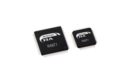 R7FA6T1AD3CFM#AA0 Renesas Electronics, 32 bit ARM Cortex M4, RA6T1 Microcontroller, 120 MHz, 512kB FLASH, 64-Pin QFP