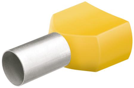 97 99 376 Knipex, 97 99 Insulated Ferrule, 14mm Pin Length, 4.8mm Pin Diameter, Yellow