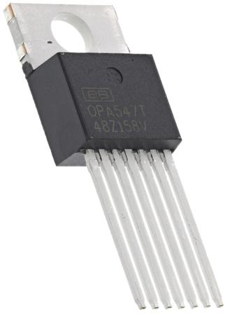 OPA547T-1 Texas Instruments, Operational Amplifier, 1 MHz, 7-Pin 30 V TO-220