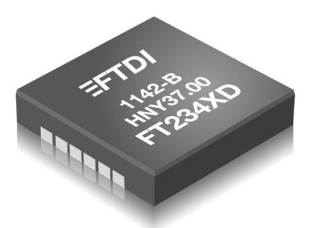 FT234XD-R FTDI Chip , USB Controller, 3MBd, USB 1.1, USB 2.0, 5 V, 12-Pin DFN