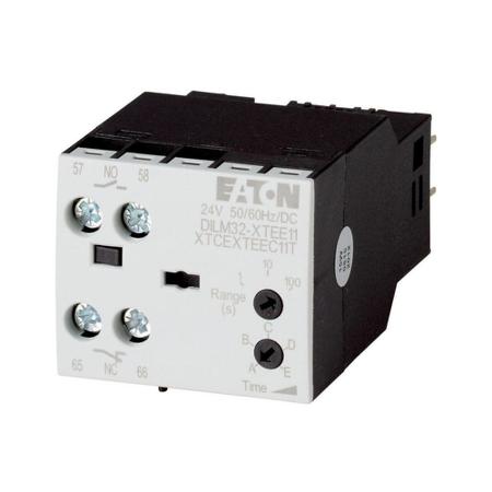 105212 DILM32-XTED11-1(RAC240) Eaton DILM Series Timer Relay, 200-240V ac, 2-Contact, 0.05-1s, SPDT