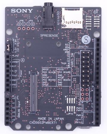 CXD5602PWBEXT1E Sony SPRESENSE Extension Board