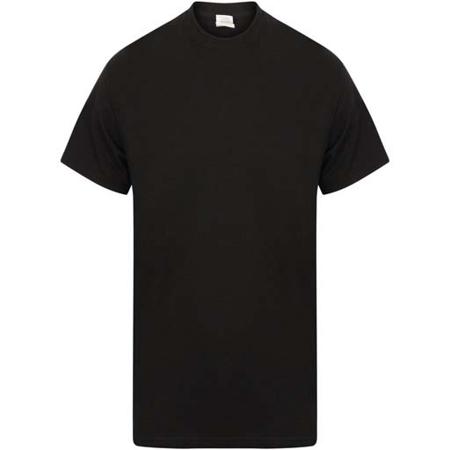 137-0428 RS PRO Black Cotton Short Sleeve T-Shirt, UK- XL, EUR- XL