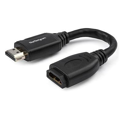 HD2MF6INL StarTech.com HDMI 2.0, 15cm Male HDMI to Female HDMI High Speed 4K @ 60Hz