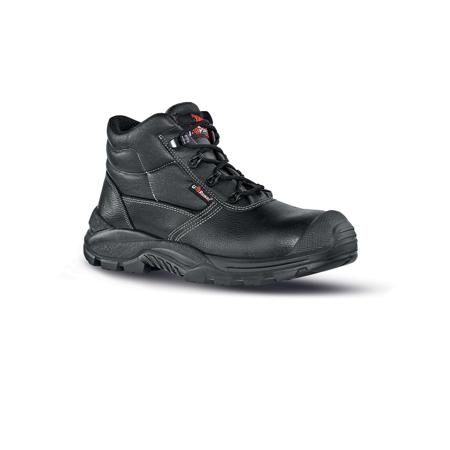 RR10443-44 UPower TEXAS Unisex Black Composite Toe Capped Ankle Safety Boots, UK 10, EU 44