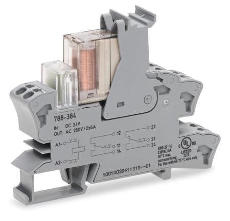788-384 Relay socket with safety relay SR2M; wit