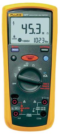 FLUKE-1577 Fluke 1577 Insulation Tester, 500V Min, 1000V Max, 2GΩ Max, CAT III 1000V