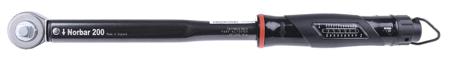 130104 Norbar Torque Tools Click Torque Wrench, 40 → 200Nm, 1/2 in Drive, Square Drive - RS Calibrated