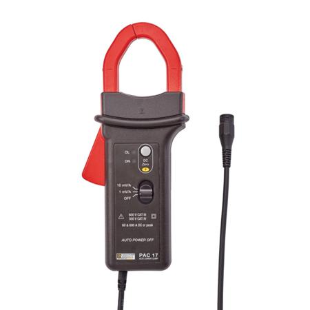 P01120117 Chauvin Arnoux PAC 17 Current Clamp, 600A dc DC Max, AC/DC Adapter, 400A ac AC Max - UKAS Calibrated