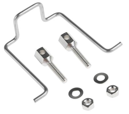 KT0009 Bulgin Silver IEC Connector Retaining Clip for use with PX Range