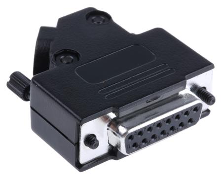 MHD45PPK15-DB15S-K MH Connectors MHD45PPK 15 Way 45 ° D-sub Connector