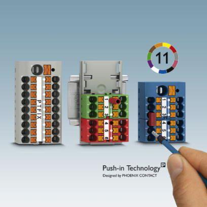 3273378 Phoenix Contact Distribution Block, 19 Way, 0.14 → 2.5 (Flexible) mm², 0.14 → 4 (Solid) mm², 57A, 450 V,