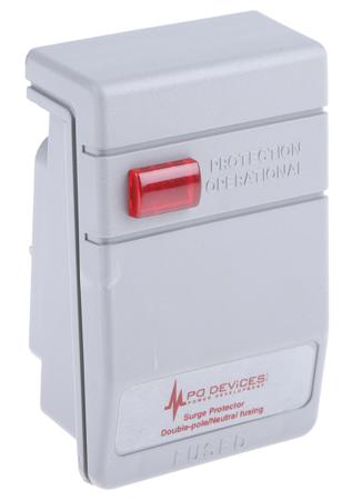 206-7522 RS PRO Surge Suppressor Unit 230 V ac Maximum Voltage Rating 13.5kA Maximum Surge Current Mains Protector
