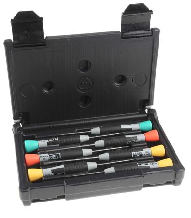 706-4 Bahco , 7 pieces Precision Phillips; Slotted; Torx Screwdriver Set