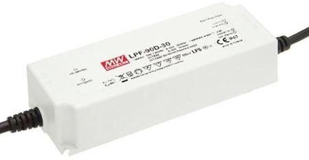 LPF-90D-36 Mean Well , Constant Voltage Dimmable LED Driver 90W 36V 2.5A