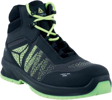 CIMASPSJA36 Delta Plus CIMA S1PS SR Unisex Black, Yellow Composite Toe Capped Work Shoes, UK 3, EU 36