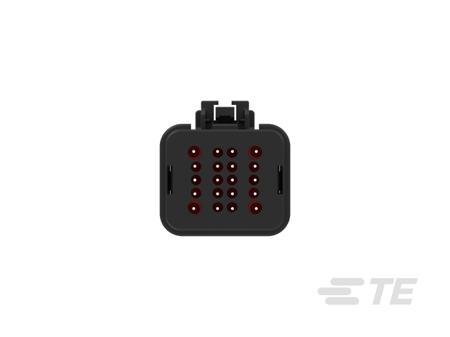 1-2350890-1 TE Connectivity, NTSEAL Automotive Connector Socket 20 Way, Solder Termination