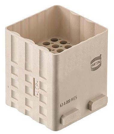 09140423001 HARTING Heavy Duty Power Connector Module, 10A, Male, Han-Modular Series, 42 Contacts