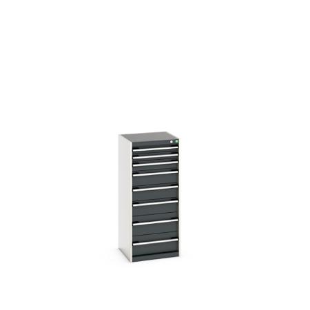 40010121.19V Bott 8 Cabinet, Steel, 1200mm x 525mm x 525mm, Anthracite Grey, Light Grey