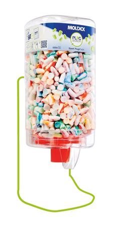 785001 Moldex Spark Plugs® PlugStation 500 Series Multi Colour Reusable Uncorded Ear Plugs, 35dB Rated, 500 Pairs