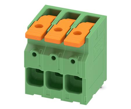 1119811 Phoenix Contact PCB Terminal Block, 3-Contact, 10mm Pitch, Through Hole Mount, 1-Row