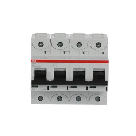 2CCS894001R0631 ABB S804N MCB, 4P, 63A Curve D, 690V AC, 36 kA Breaking Capacity