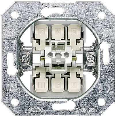 5TA2153-0KK Siemens 1 Way Rocker Switch Grid Module 10A, DELTA Series