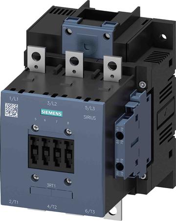 3RT1456-6AP36 Siemens SIRIUS 3RT Size S6, 3RT14 Contactor, 240 V ac Coil, 3-Pole, 275 A, 2NO + 2NC
