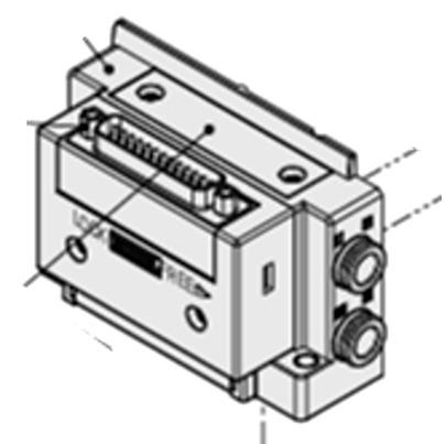 SY50M-1-11A1-C10-NA SMC SY50M End Plate,
