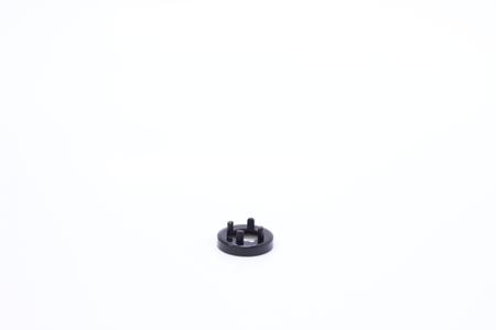 044-2020 Elma 10mm Black Collet Knob Nut Cover,