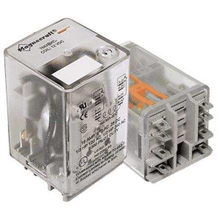 788XBXC-110D Schneider Electric DPDT Panel Mount Non-Latching Relay, 125V dc Coil, 16 A