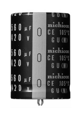 LGU1E223MELC Nichicon 22000μF Aluminium Electrolytic Capacitor 25V dc, Snap-In -