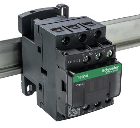 LC1D09E7 Schneider Electric Tesys D LC1D 3 Pole Contactor, 3NO, 9 A, 4 kW, 48 V ac Coil