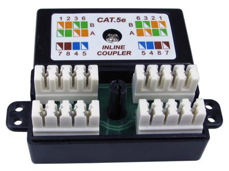 266-2258 RS PRO Single-Port RJ45 Female Punch Down Coupler, Cat5e, Unshielded