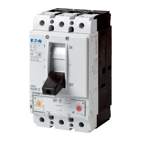 113023-NZMB2-A63-KCU-NA Eaton, Eaton Moeller NZM MCCB Molded Case Circuit Breaker 3P 63A, Breaking Capacity 25 kA, Fixed Mount