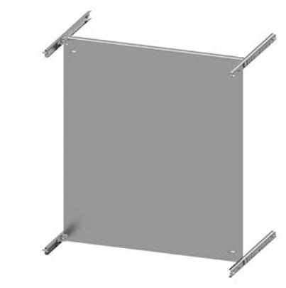 8PQ3000-1BA65 Siemens Grey Mounting Plate Sheet Steel Faceplates & Mounting Plates